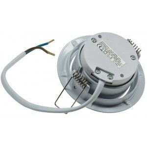 LED-Einbauleuchte Flat 28 4W, 330lm 3000K Edelstahl gebürstet GU10 23032 – Bild 2