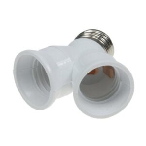 Lampenadapter E27 auf 2 x E27
