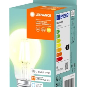 SMARTE LED - BLUETOOTH Lampe 6 Watt 806lm, E27 – Bild 1