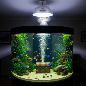 LED Aquarium Beleuchtung mit Tageslichtlampen - 20 Watt 1930lm 6500K, E27 – Bild 2