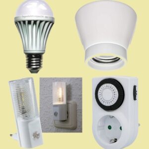 10W Tageslichtlampe, Aufbauleuchte, Nachtlicht, Zeitschaltuhr – Bild 1