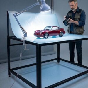 Fotoleuchte Kranich mit LED Tageslichtlampe 20W 1930lm 6500K – Bild 3