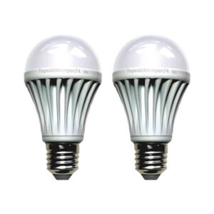2 LED Schreibtischlampen mit Tageslicht 10W 1000lm 6500K E27 flimmerfrei – Bild 1