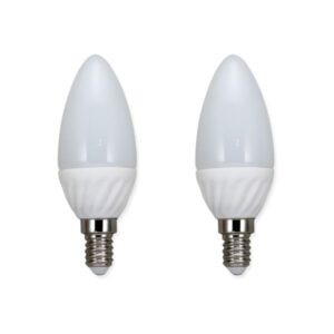 2 LED Haarsalon Tageslichtlampen 4W 300lm 6500K E14 – Bild 1