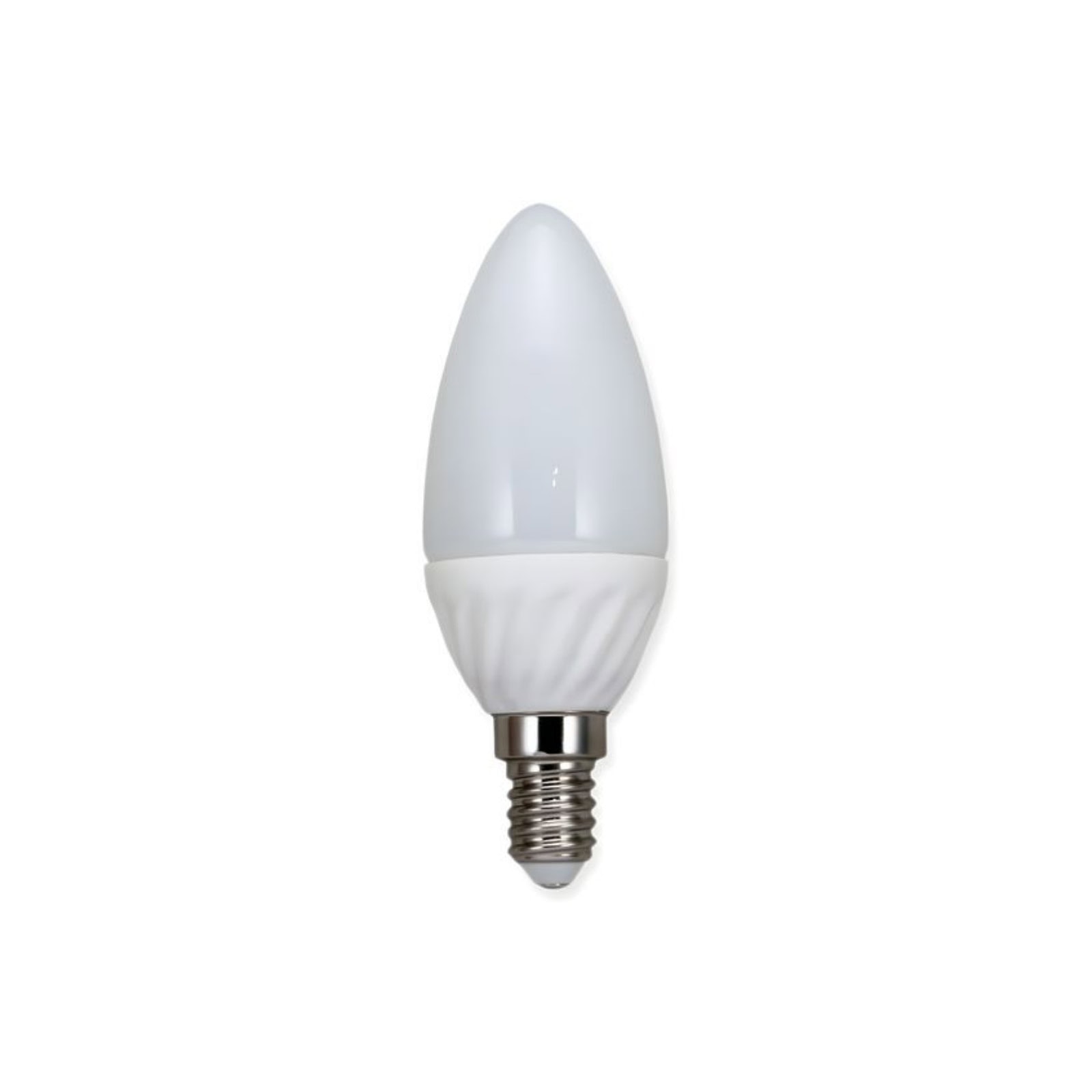 LED Tageslichtlampe mit 4 Watt 300 Lumen 6500 Kelvin und E14 Fassung.