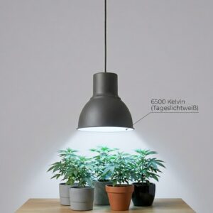 Pflanzenleuchte Uranus inkl. LED Grow Tageslichtlampe 15W 1320lm 6500K – Bild 3