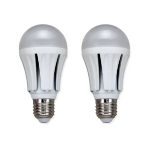 Zwei LED Grow Pflanzenlampen mit 6500 Kelvin Tageslicht und 15 Watt für E27 Sockel.